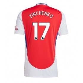 Arsenal Oleksandr Zinchenko #17 Hjemme skjorte 2024-25 Kortermet